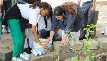 Students repurpose plastic waste through Ecobricks Project 