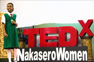 Aga Khan Student, Bonita Murungi, shares the Power of Writing at TEDx Nakasero