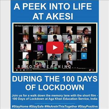 100 days of lockdown at AKES, India