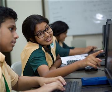 Learning together virtually at The Aga Khan School, Dhaka