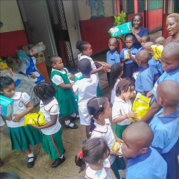 Aga Khan Nursery School, Mombasa organises food drive for local orphanage