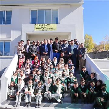 School building inaugurated at the Diamond Jubilee High School, Immit 
