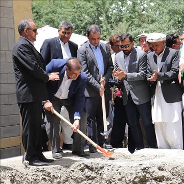 Ground-breaking ceremonies for three school buildings a part of AKES, Pakistan