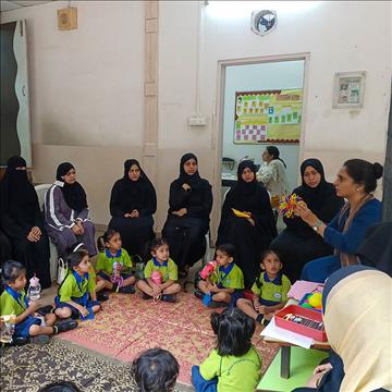 Parent-child bonding at the Diamond Jubilee High School for Girls, Mumbai 