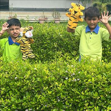 Aga Khan School, Chitravad roars for tiger conservation 