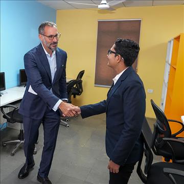 Prince Rahim Aga Khan and Prince Aly Muhammad Aga Khan visit the Aga Khan Hostel, Hyderabad and the Aga Khan Academy Hyderabad