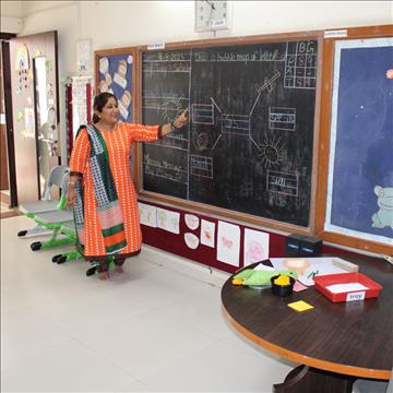 Fostering early literacy approaches with a child-centred approach at the Aga Khan School, Sidhpur 