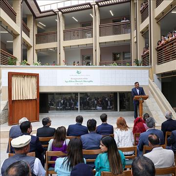 Inauguration of the Aga Khan Hostel, Sherqilla